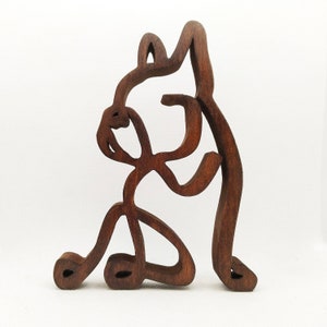 French Bulldog, minimal handmade wooden art