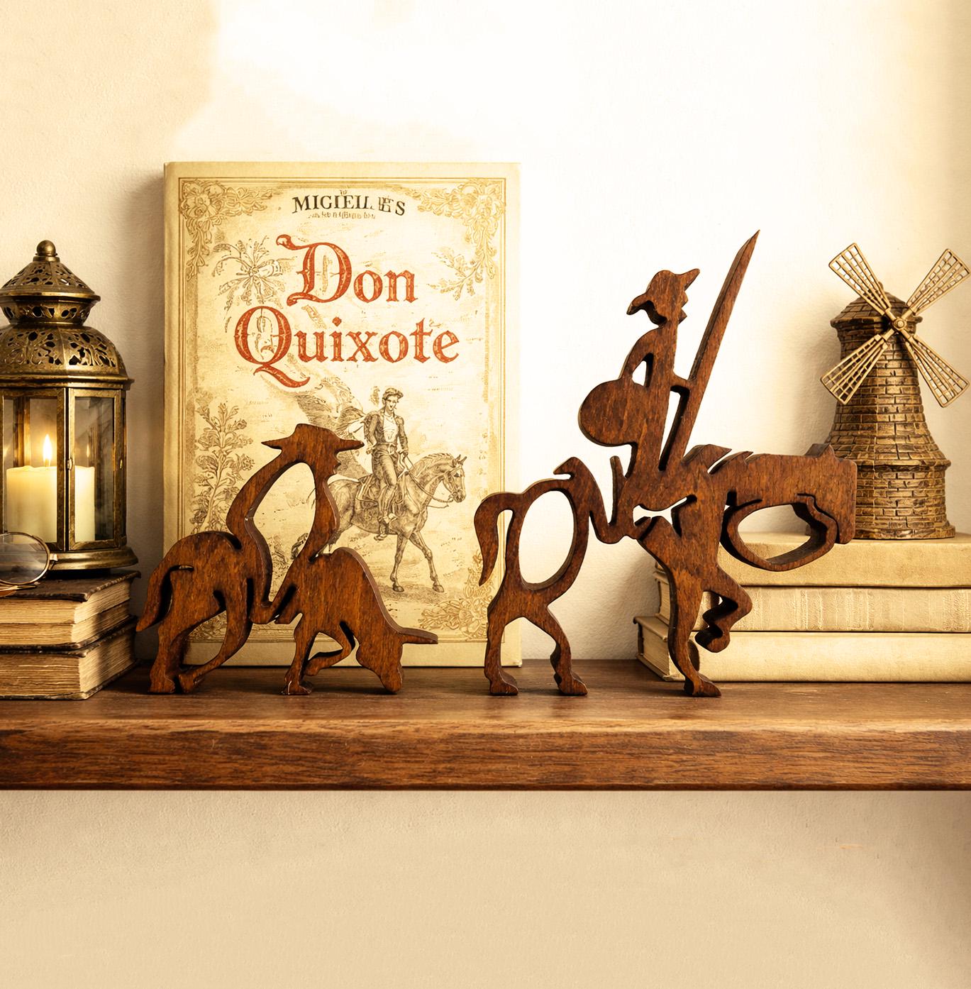 Don Quixote, minimal handmade wooden art - Etsy 日本