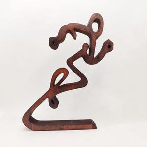 Wooden Runner, Handmade Minimalist Sculpture