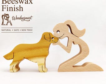 Woman and Golden Retriever