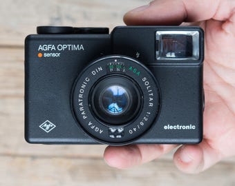 Agfa Optima Sensor Electronic: 35mm Film Camera with Agfatronic Flash