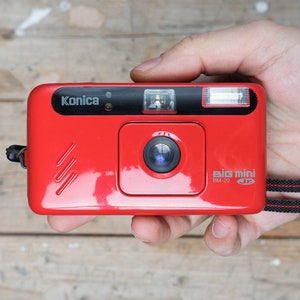 Konica BIG MINI Jr. / 35mm Konica F/3.5 Lens / Red 35mm Point - Etsy