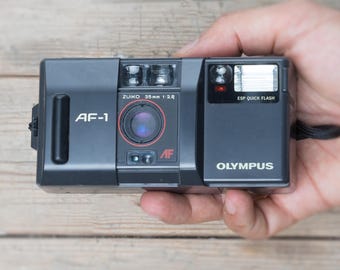 Olympus AF-1 Point & Shoot 35mm Film Camera, Weatherproof, Tested