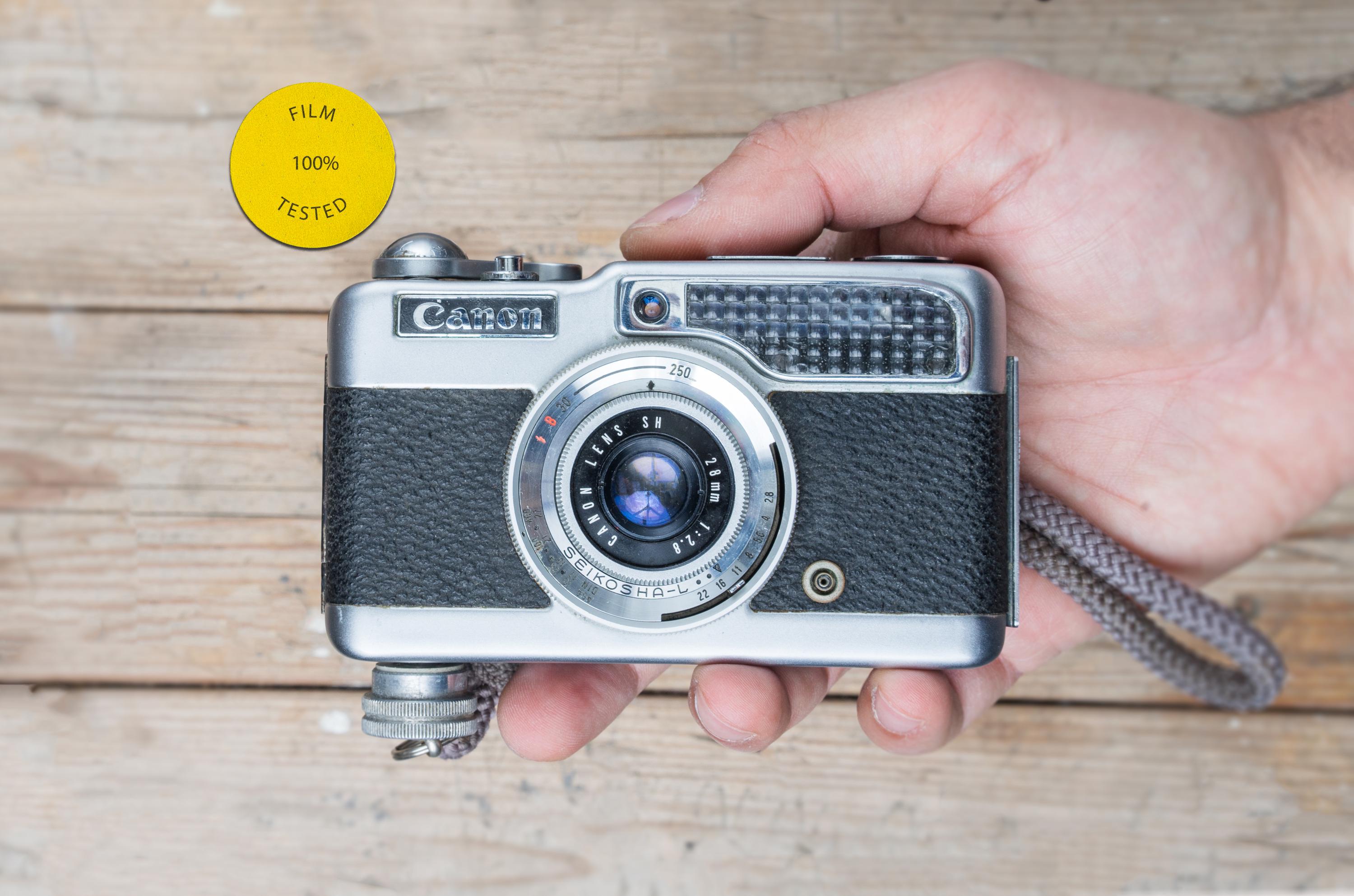 Canon Demi Canon 38mm Lens 35mm film Half-frame zone focus camera  TESTED