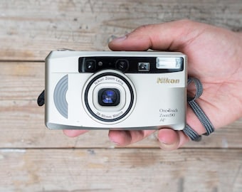Nikon One Touch Zoom 90 35mm Film Camera with 38-90mm Macro Zoom Lens