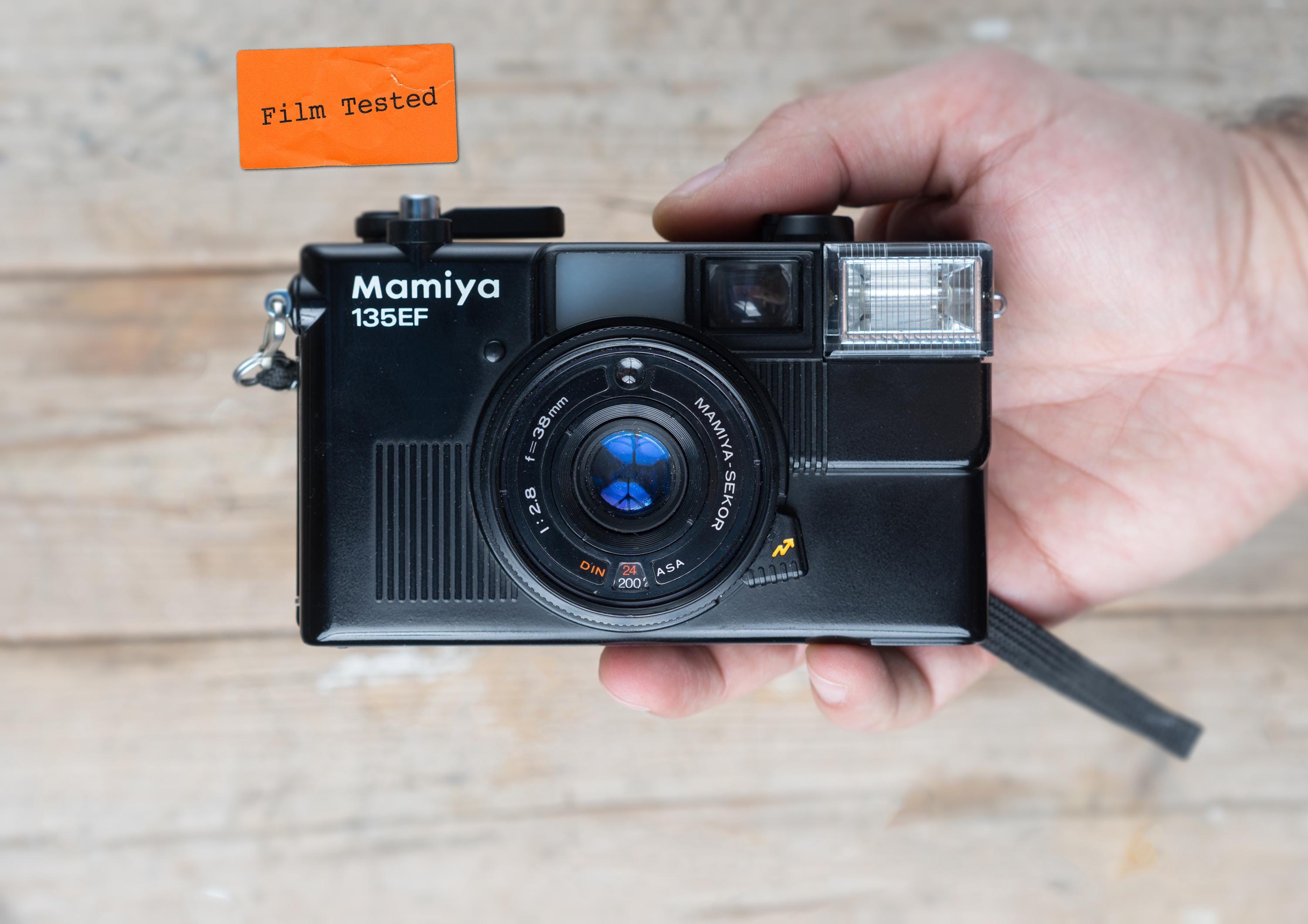 RARE MAMIYA 135EF / 38mm f2.8  Mamiya-Sekor lens / Black 35mm Rangefinder Point And Shoot Film Camera /Tested