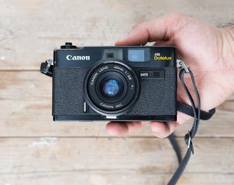 Canon A35 DATELUX / Canon 34 mm f/2.8 Lens / 35mm film Point-and-Shoot camera  / TESTED