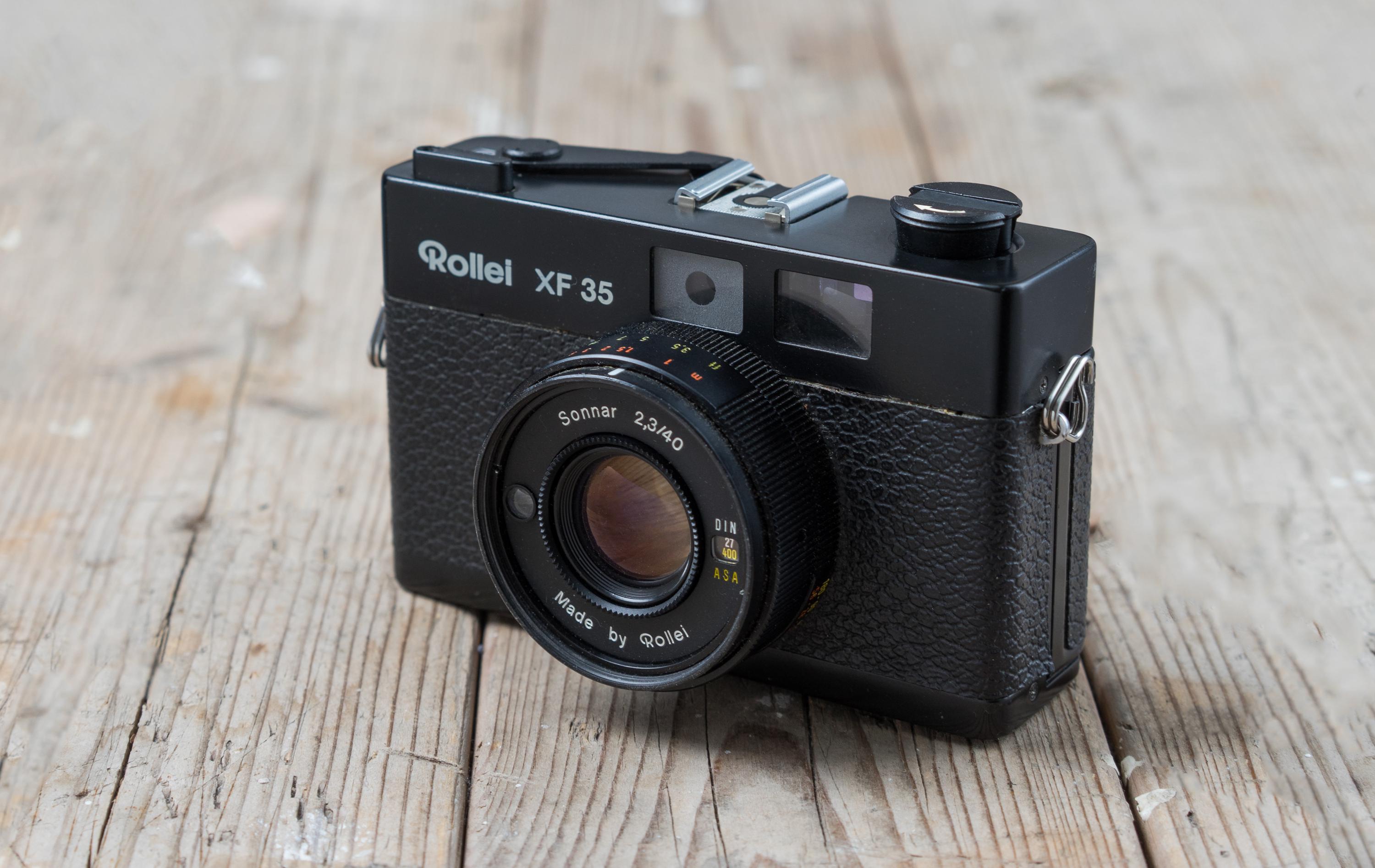Rollei XF 35 レンジファインダーカメラ：Carl Zeiss Sonnarレンズ +