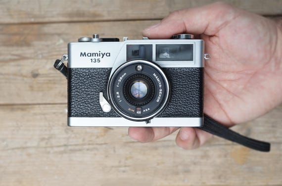 RARE Mamiya 135 Film Camera, 38mm Mamiya-Sekor Lens, TESTED