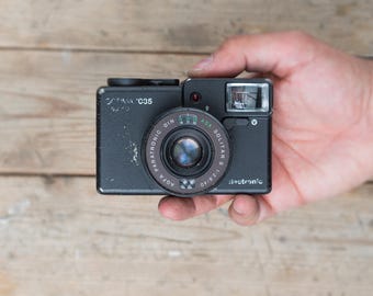 希少なAgfa Optima 1035フィルムカメラ、40mmレンズ、ポイント