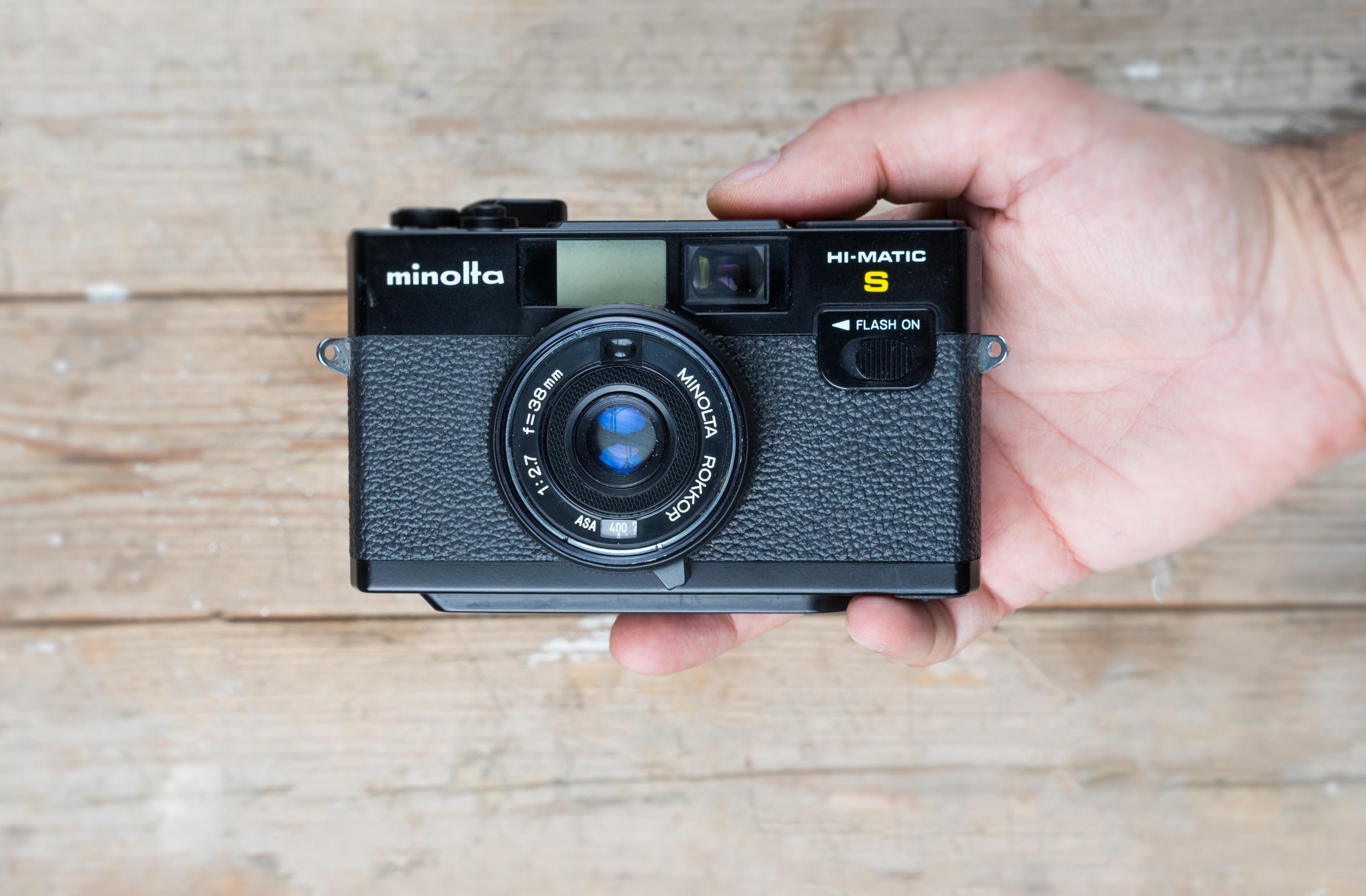 MINOLTA HI-MATIC SD 1:2.7 38mm コンパクトフィルムカメラ 箱付き