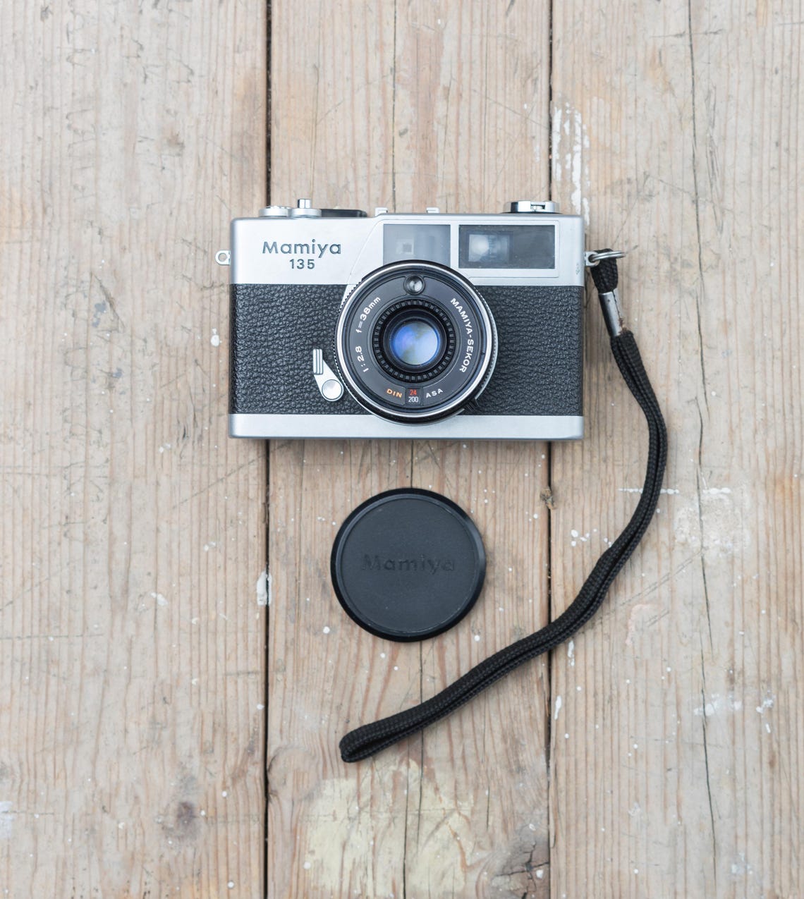 RARE Mamiya 135 Film Camera, 38mm Mamiya-Sekor Lens, TESTED, photo 2 sur 5