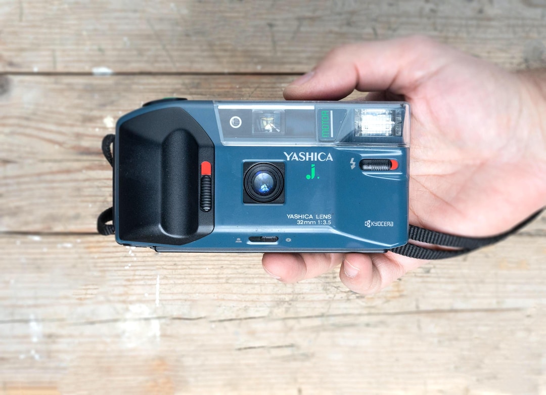 Rare Turquoise Yashica AF-J: 35mm Point & Shoot Film Camera - Etsy