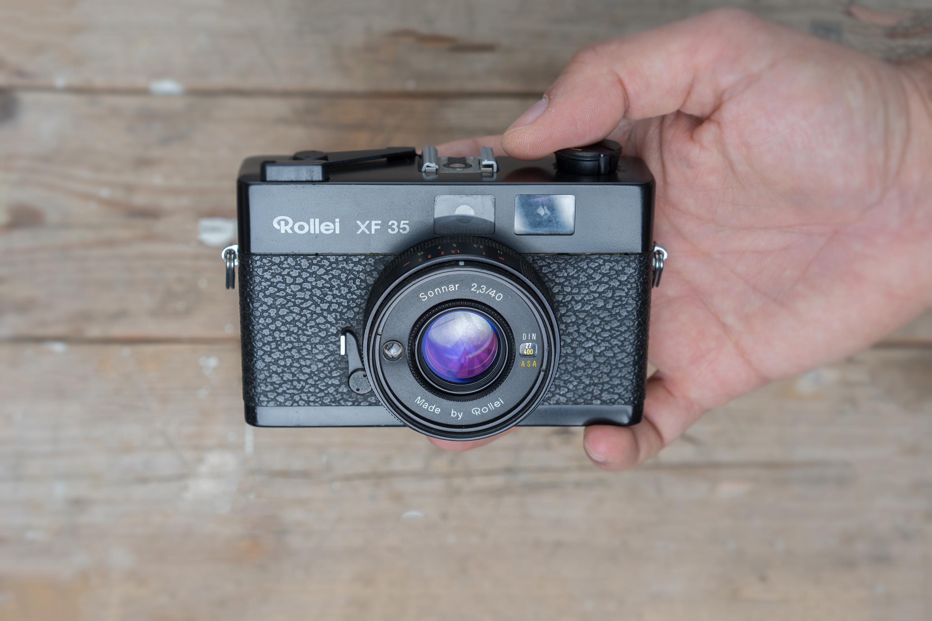Rollei XF 35 レンジファインダーカメラ：Carl Zeiss Sonnarレンズ +