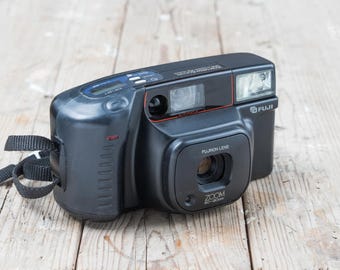 Fuji Zoom Cardia 800 – Black 35mm Film Camera, Tested - Etsy