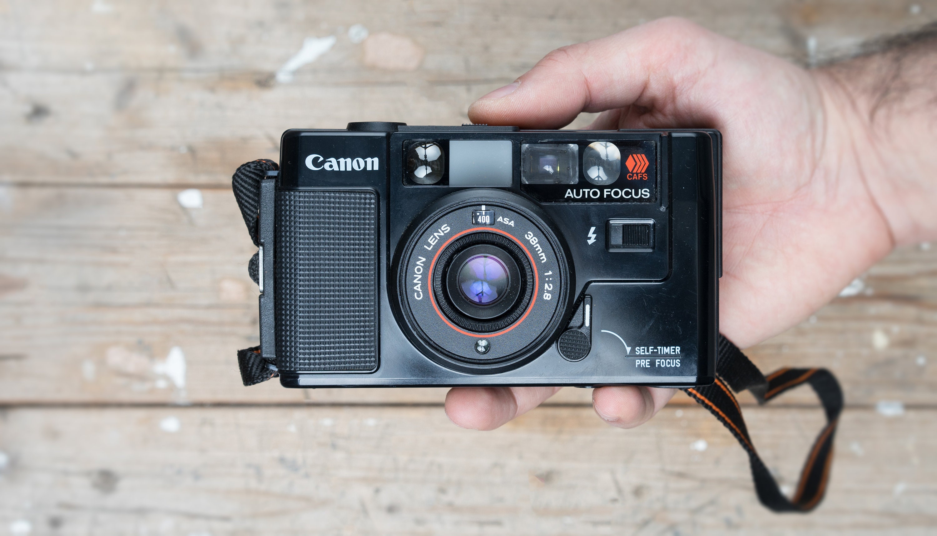 Canon AF35M / Canon Sure Shot / Canon Autoboy / Canon 38mm f/2.8 Lens /  Vintage 35mm film Point-and-Shoot camera / TESTED