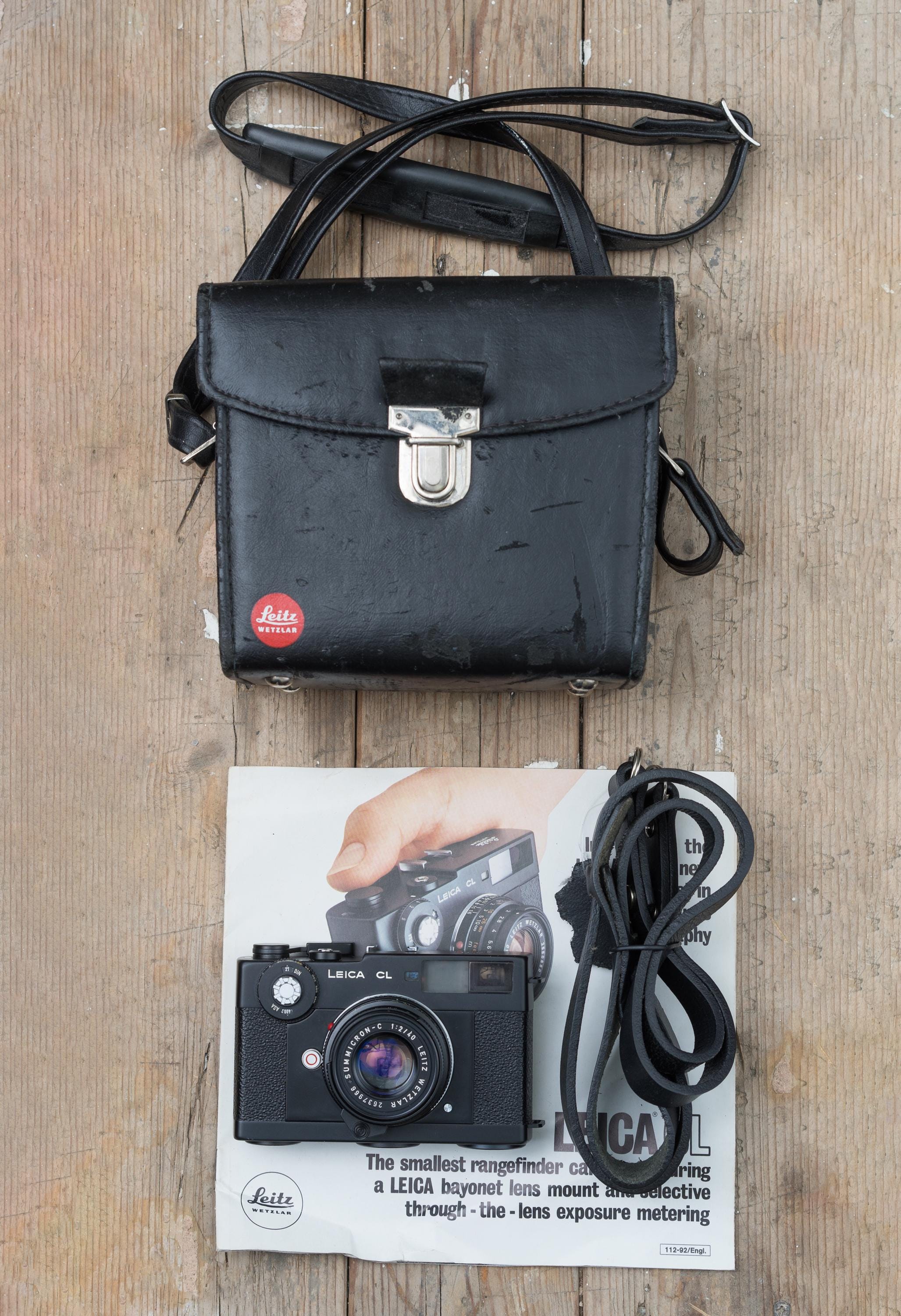 Leica CL / Leica Summicron-c 40mm F/2 Lens / Black 35mm