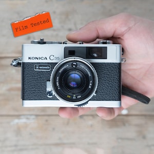 Konica C35 Automatic: 35mm Rangefinder Film Camera with Hexanon Lens