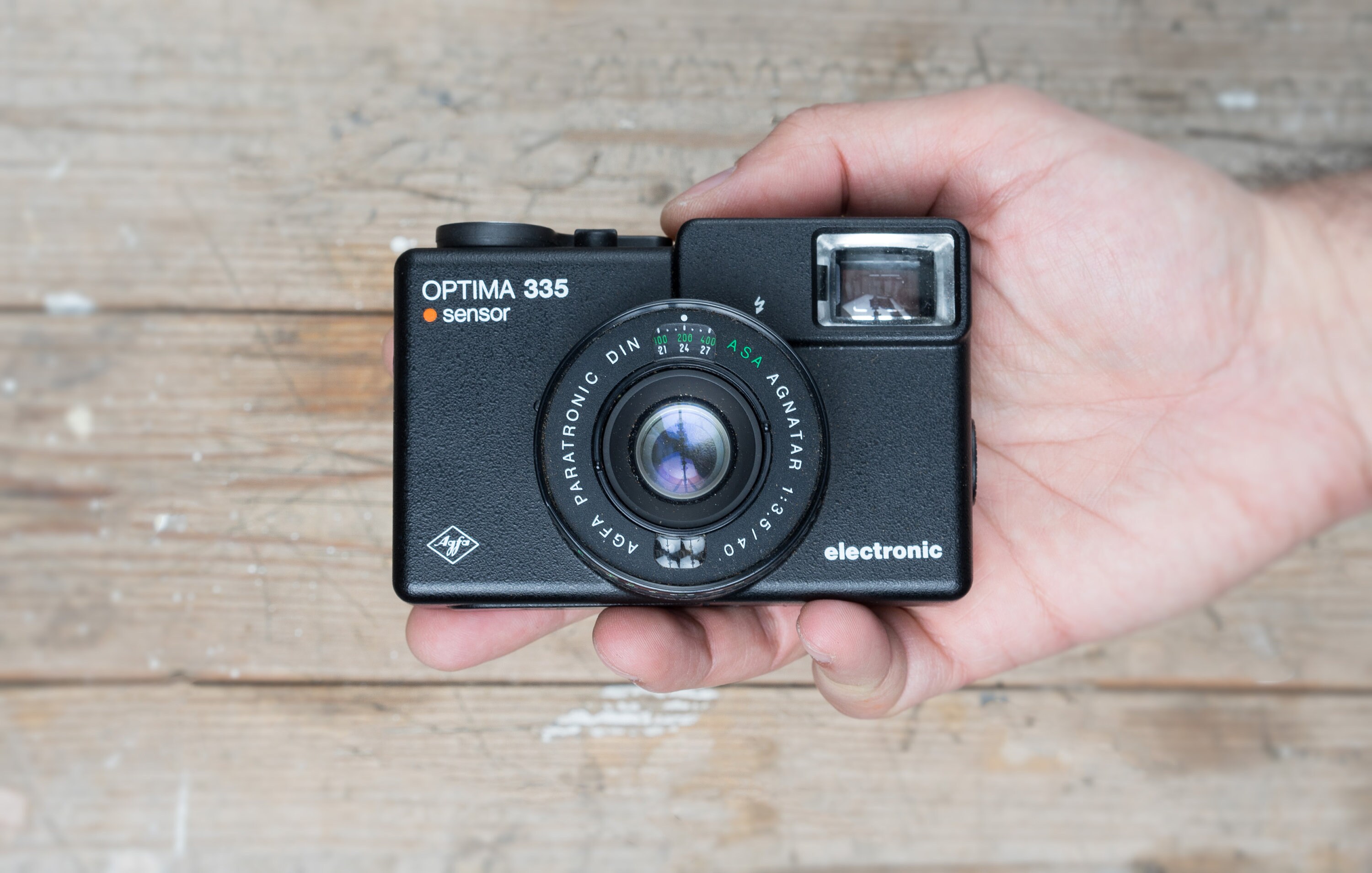 Agfa Optima 335 Sensor Electronic / Agfa 40mm f/3.5 Agnatar Lens