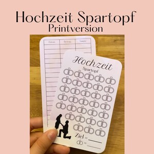 Bröllopsutmaning, sparpott, kuvertmetod