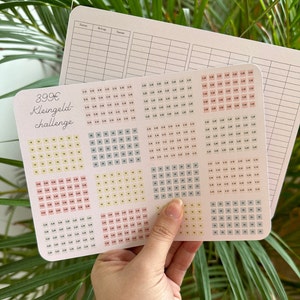 Savings Challenge A5 399Euro Small Change Challenge Envelope Method Budget Planning