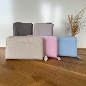 Carpeta con cremallera de lujo A6 | Tu organizador de presupuesto personal con cremallera: individual y con estilo