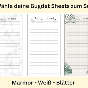 A6 budget binder de luxe envelope method set with personalization image 6