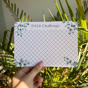 2024 Euro Challenge A5, Savings Challenge envelope method