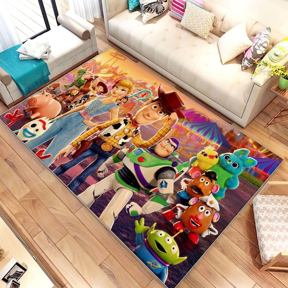 Toy Story Toy Story Rug Animation Movie Themed Rug Gifts Etsy