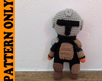 Mandalorian Mando Crochet Doll Amigurumi PATTERN