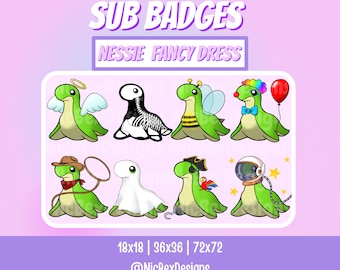 Apex Legends Twitch Sub Badges / Bit badges / Streamer / Youtube / Cheer Badges/ Subscriber Badges / Halloween / Sub Badges / Nessie / Apex