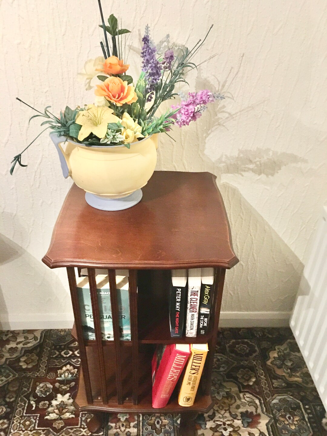 Edwardian Reproduction Revolving Bookcase Etsy UK