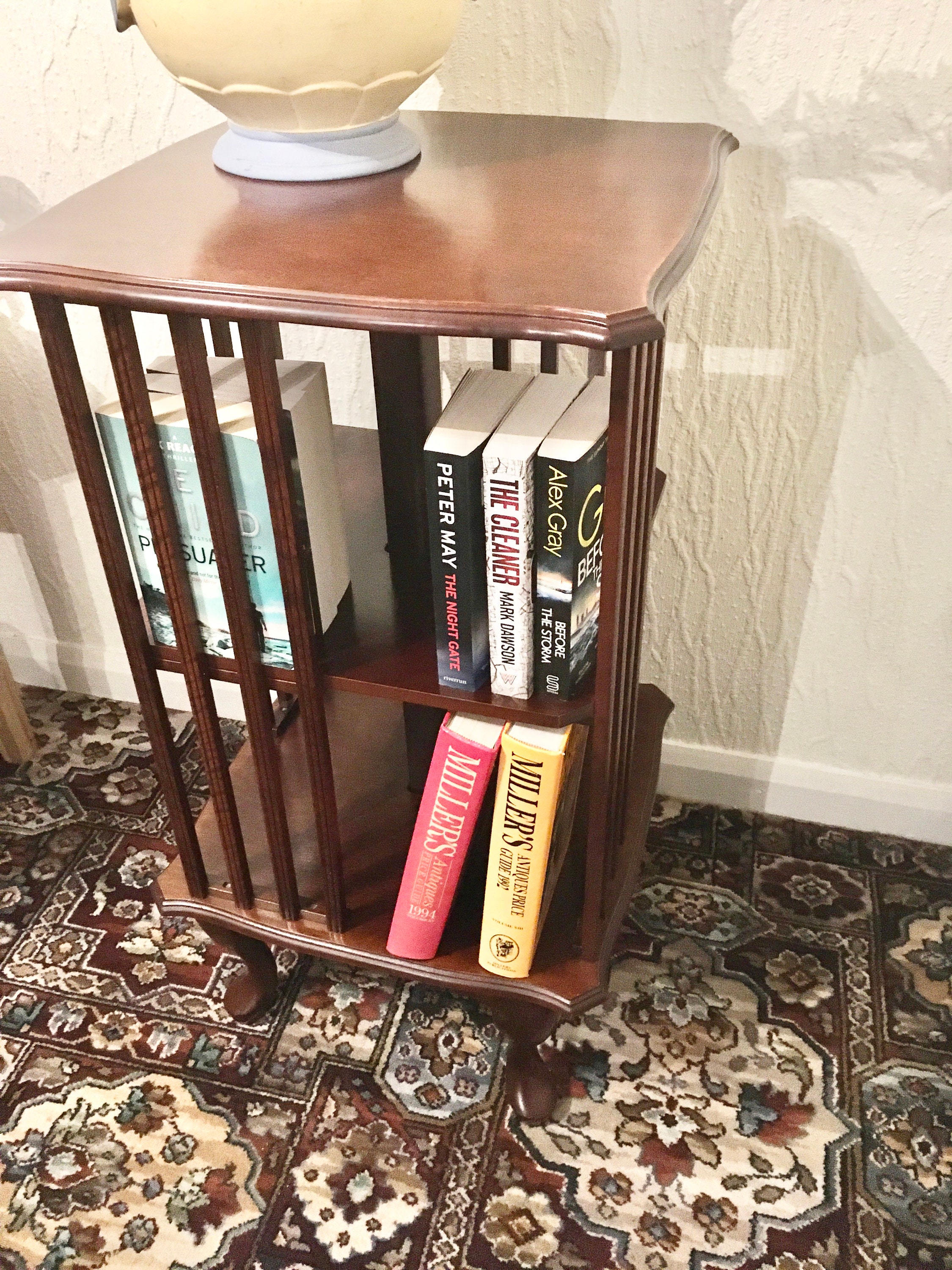 Edwardian Reproduction Revolving Bookcase Etsy UK