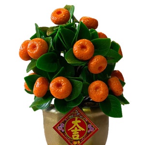 Tangerine (Fortune pot), miniature