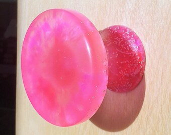 Hand cast eco resin door handle/ knob - made to order