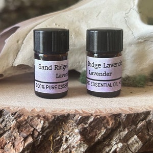 100% Pure Lavender Essential Oil ORGANIC Home Grown 6 ml, set of three 2ml bottles
