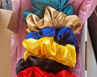 Handmade Satin Scrunchies | Gentle Hair Ties