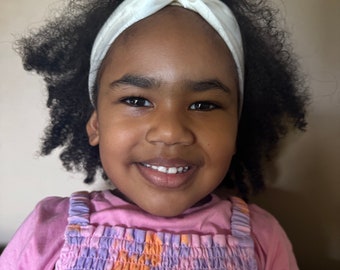 Kids Satin Twisted Headband | Handmade Knotted Hair Accessory