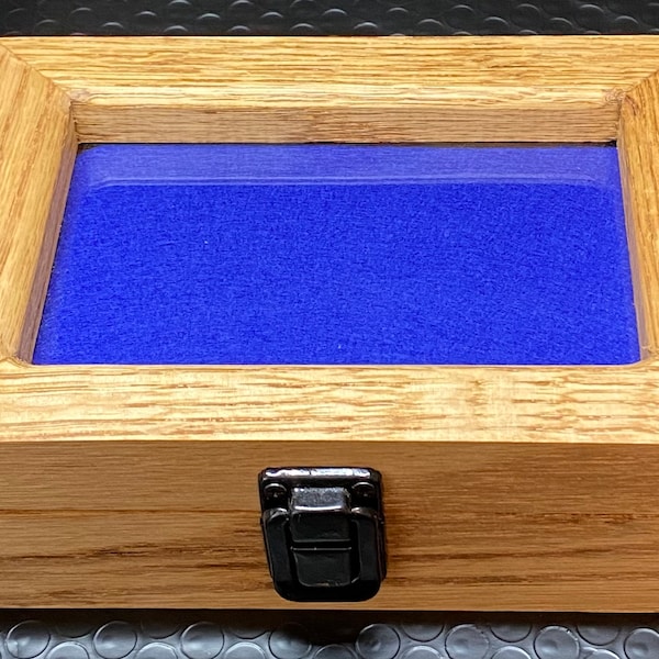 Hand Crafted Oak Artifact Display Case Etsy