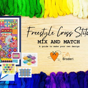 Endless Possibilities: Freestyle Cross Stitch Guide with Minimal Counting