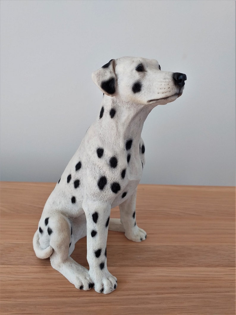 Dalmatian Dog Sculpture Statue Gift Ornament Figure Model Free Etsy