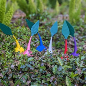 Planted Pikmin - 3D Printed | gamer decor | unique gift for gamers | gamer lawn decor | 3D printed decor for gamers