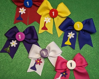 Pikmin Hair Bow | 3D Printed Food Pellets, Alligator Clip