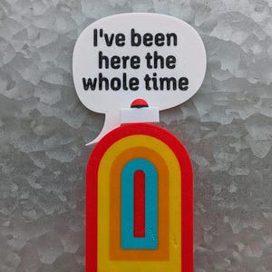 Game Changer Inspired Magnet | Podium | 3D Printed | Gift | Dropout TV/College Humor Fan | I’ve been here the whole time | Miniture