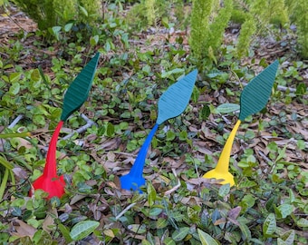 3D Printed Pikmin Figures - Gamer Decor, Set of 3