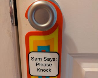 Game Changer Inspired Door Hanger | 3D Printed | Sam Says | DropoutTV/College Humor Fan