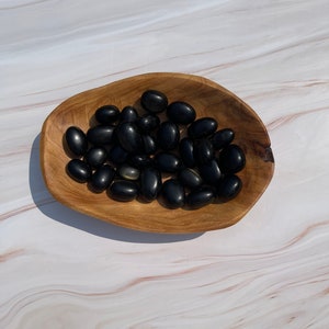1 Gold Obsidian Trommelstein | Kristall Schnitzerei | Meditationskristall | Taschenstein