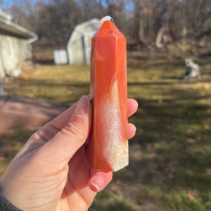 Carnelian Crystal Tower C | Meditation Stone | Crystal Tower| Manifestation Crystal