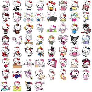 10/25/50 Süße Hello Kitty Aufkleber