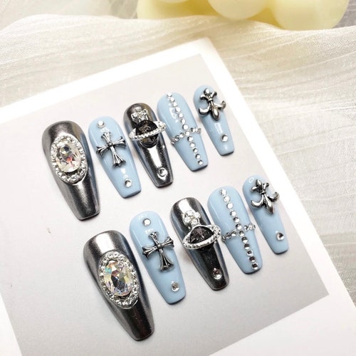 Orb Nail Charms Etsy UK